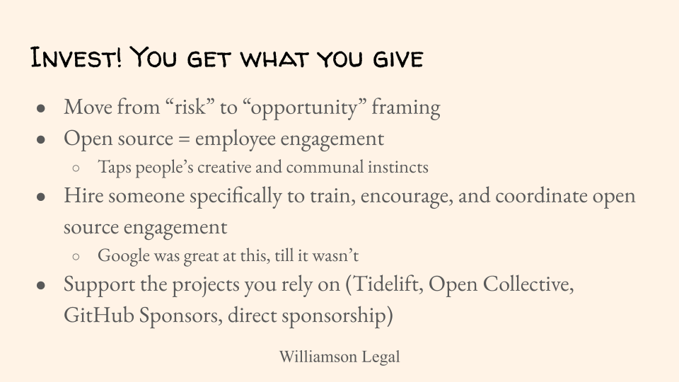 Invest! You get what you give